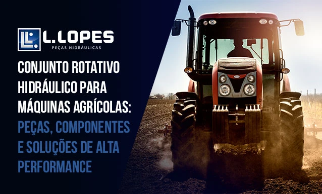Conjunto rotativo hidráulico para máquinas agrícolas de alta performance
